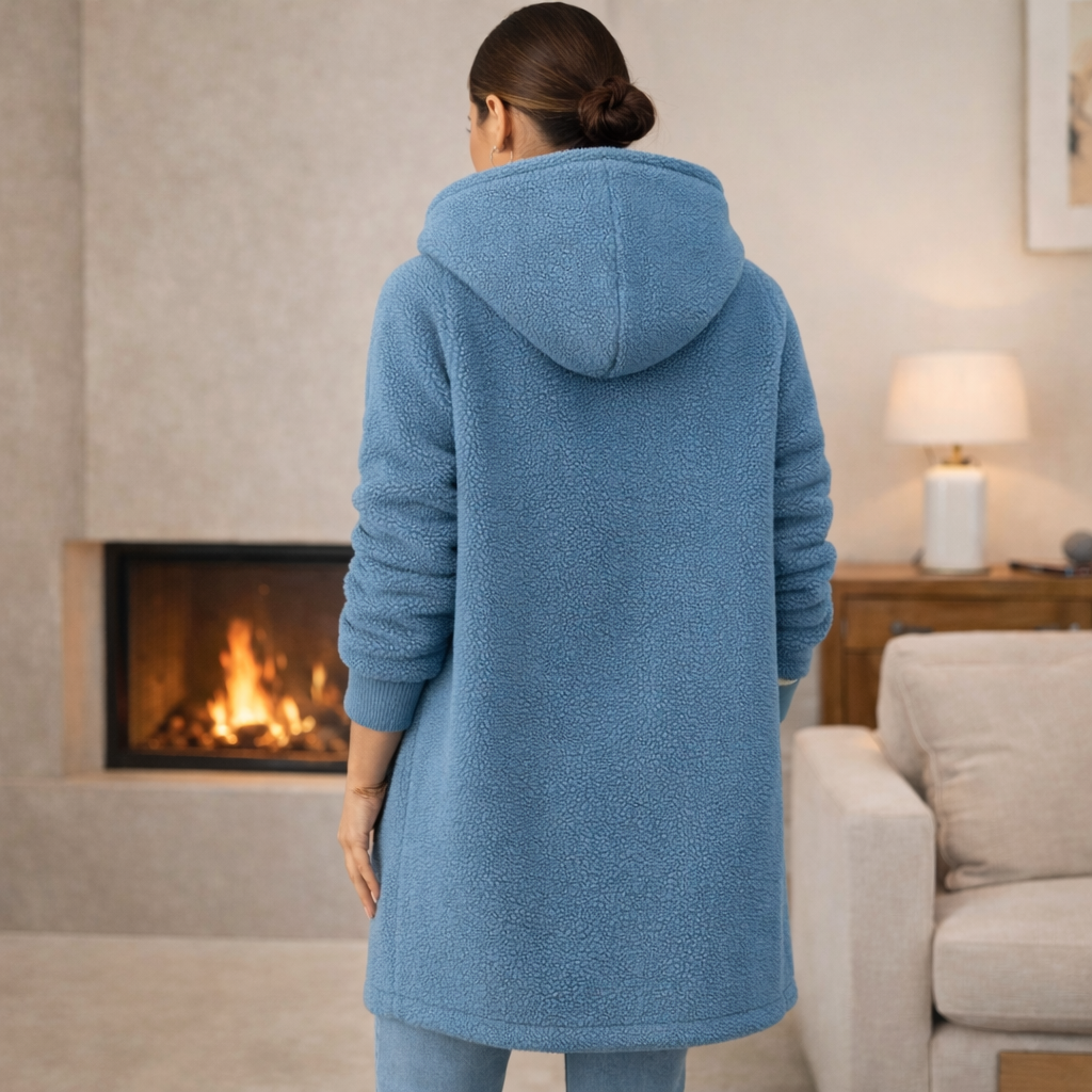 ZARET™ | Chaqueta larga polar