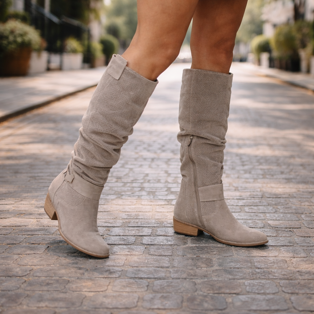 ARIEL™ | Botas altas de ante