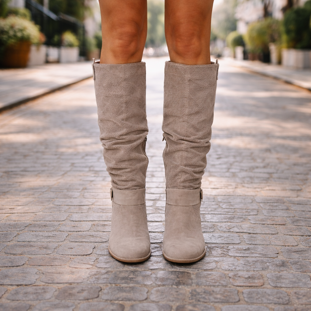 ARIEL™ | Botas altas de ante