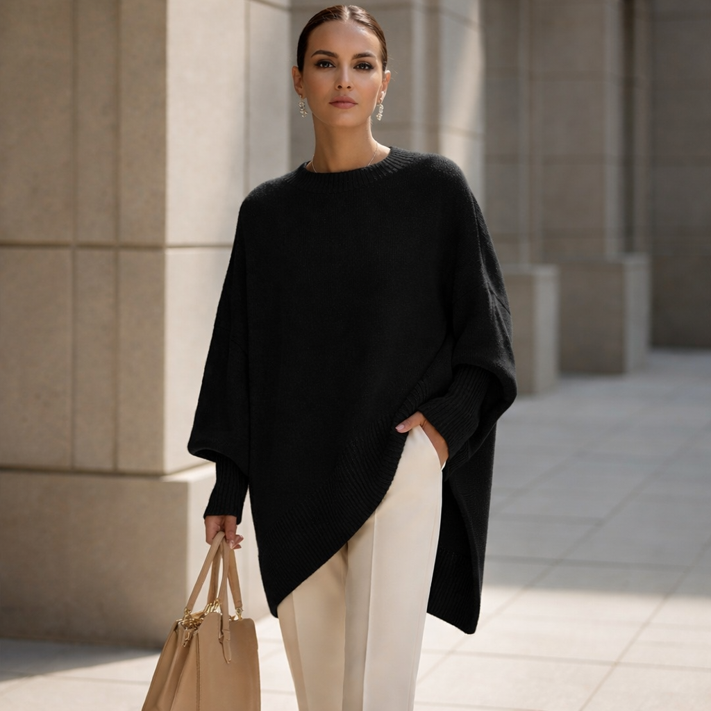 BRUMA™ | Poncho oversize de lana