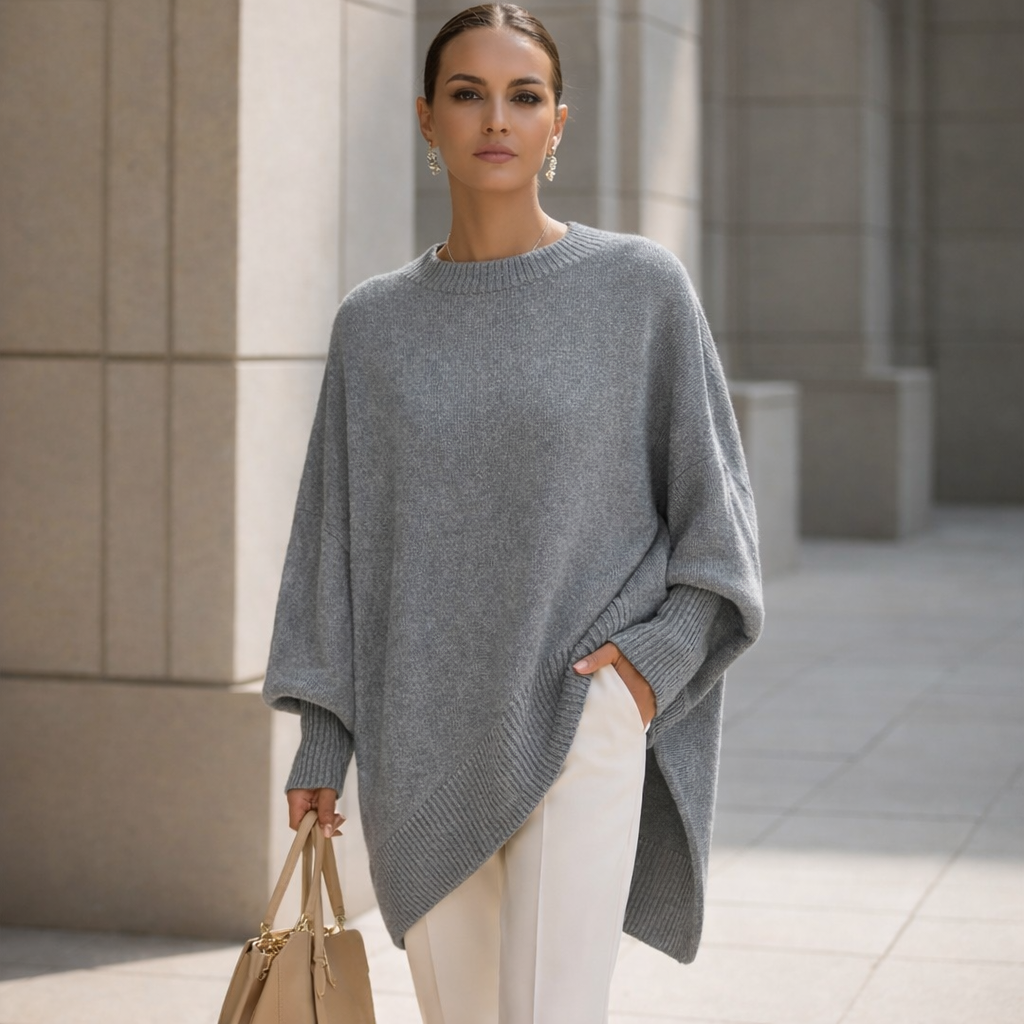 BRUMA™ | Poncho oversize de lana