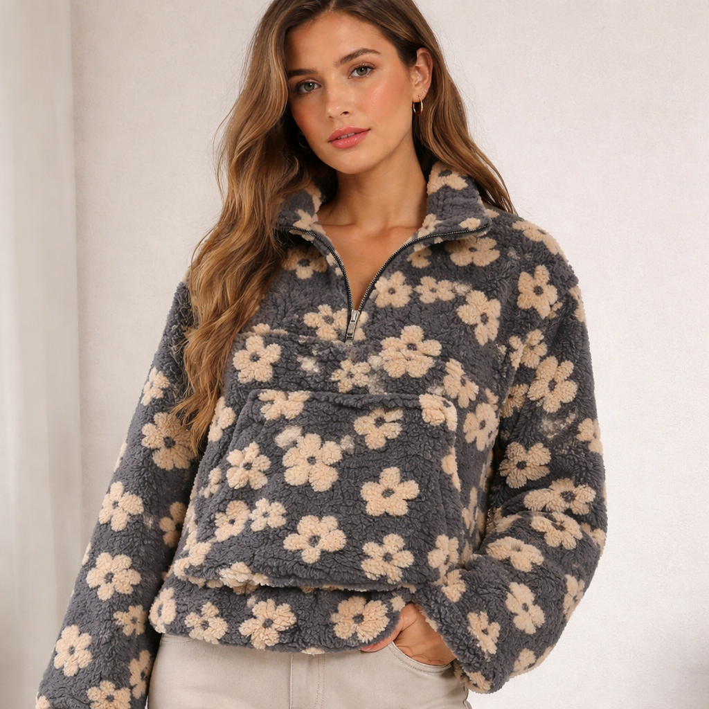 AMARA™ | Forro polar floral