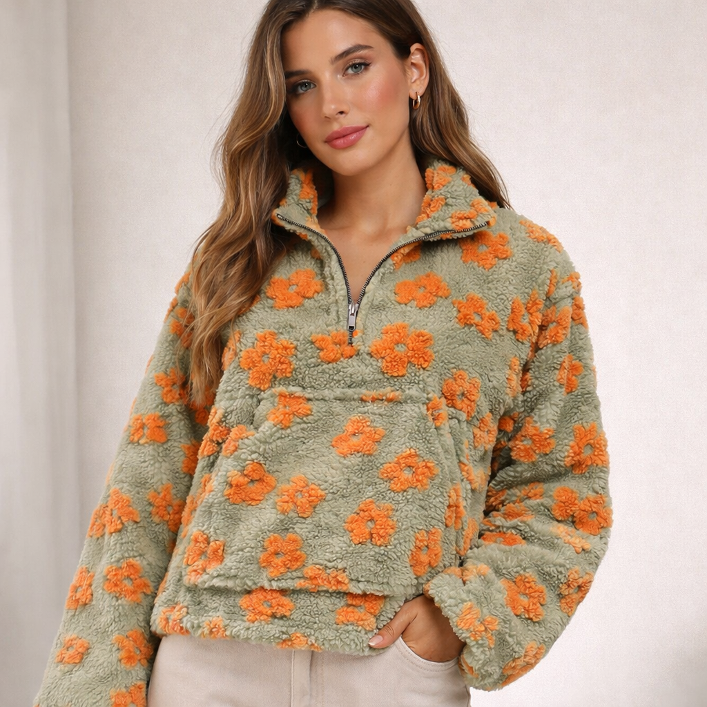 AMARA™ | Forro polar floral