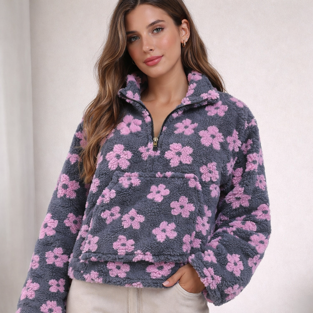 AMARA™ | Forro polar floral