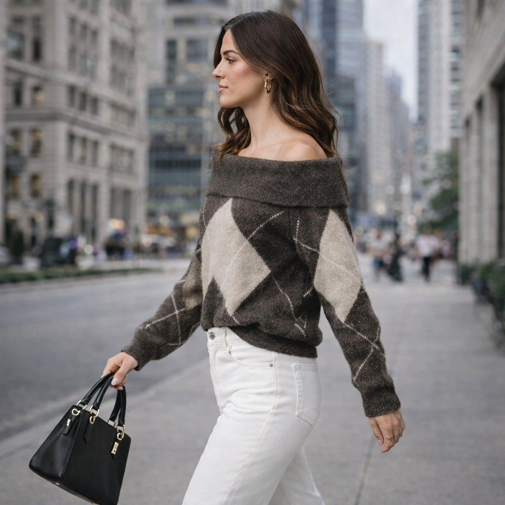 NOVA™ | Suéter con rombos