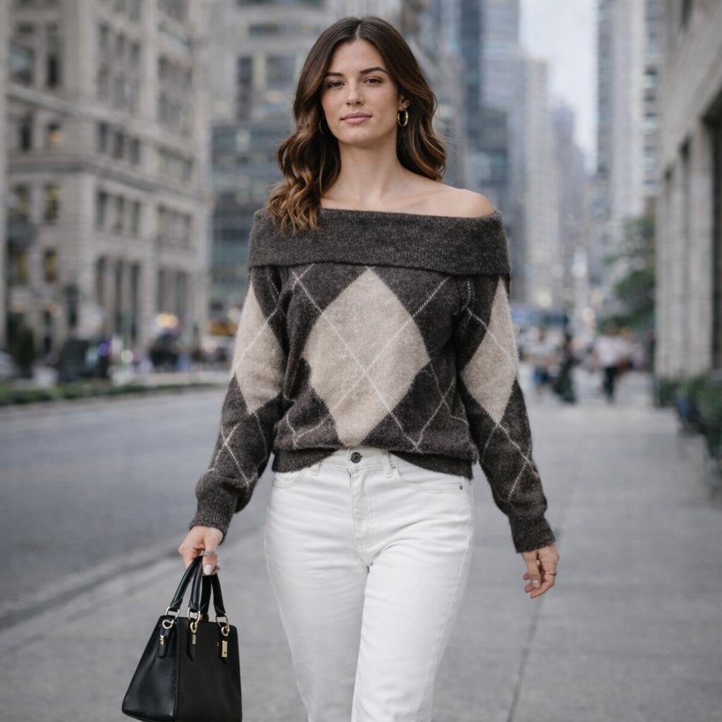 NOVA™ | Suéter con rombos