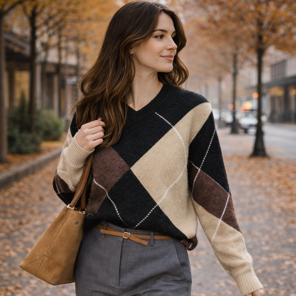 LARA™ | Suéter con cuello en v