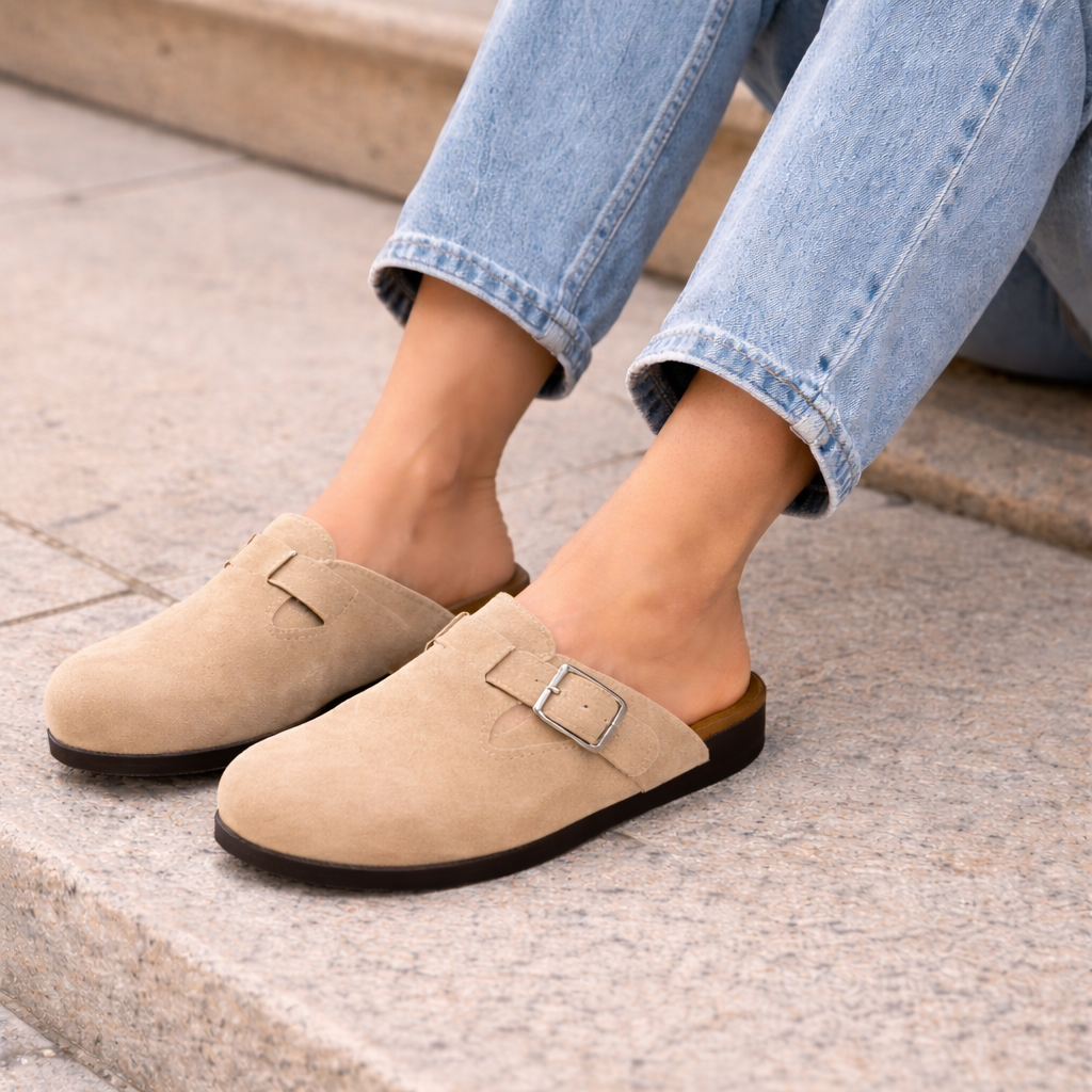 HÉLOR™ | Zuecos de ante unisex